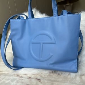 Medium Cerulean Telfar Shopping Bag